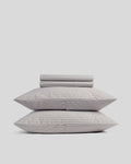 Percale Sheet Set - Pebble Stripe K/CK