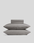 Percale Sheet Set - Pebble F/Q