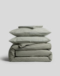 Percale Venice Set - Moss Stripe TW/XL