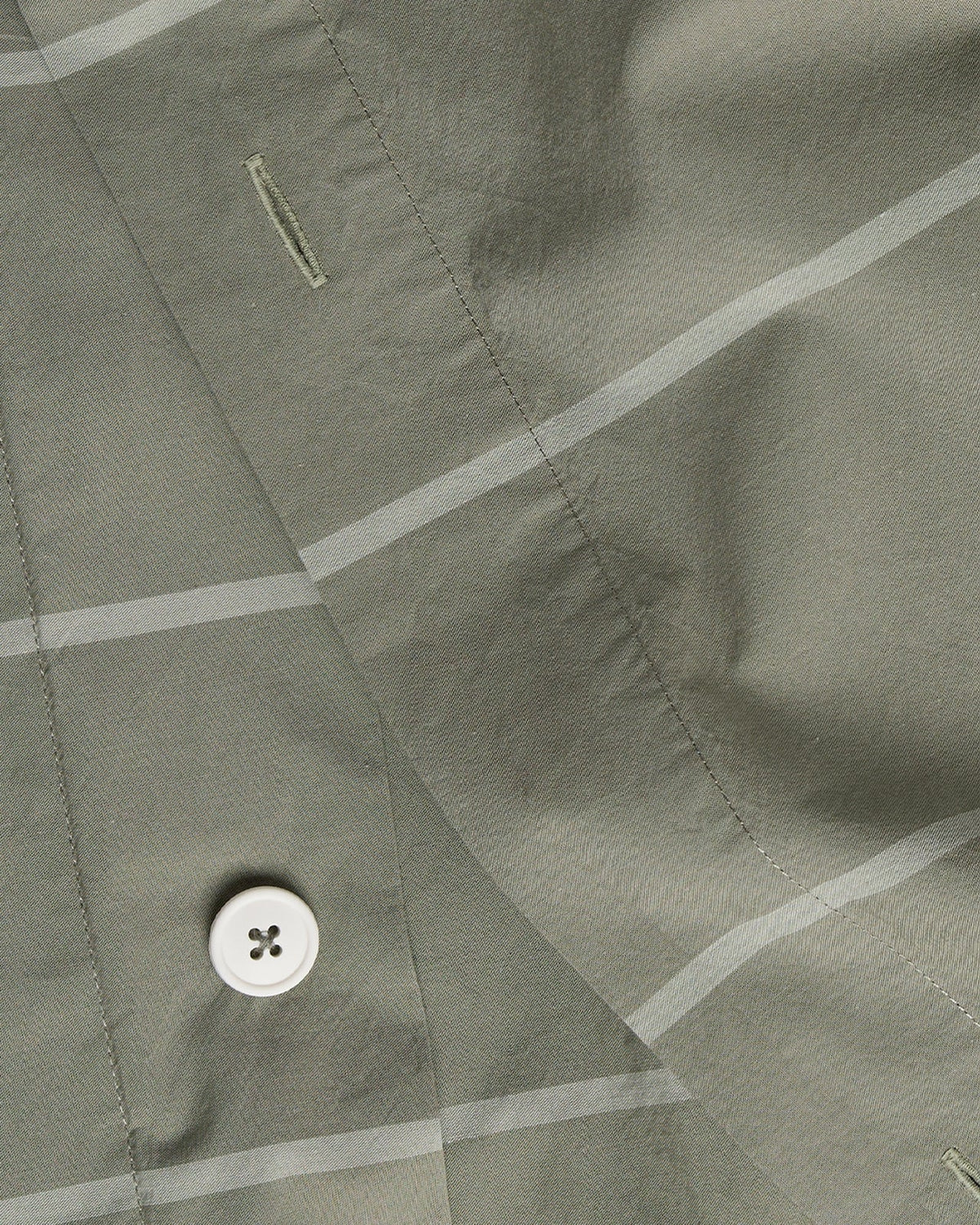 Percale Venice Set - Moss Stripe F/Q - Image 3