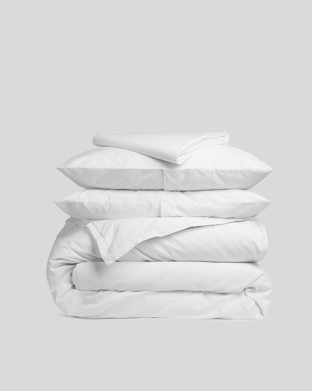 Percale Venice Set - White K/CK