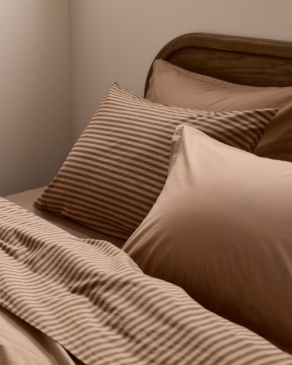 Percale Pillowcase Set (Adobe Stripe) - Image 5