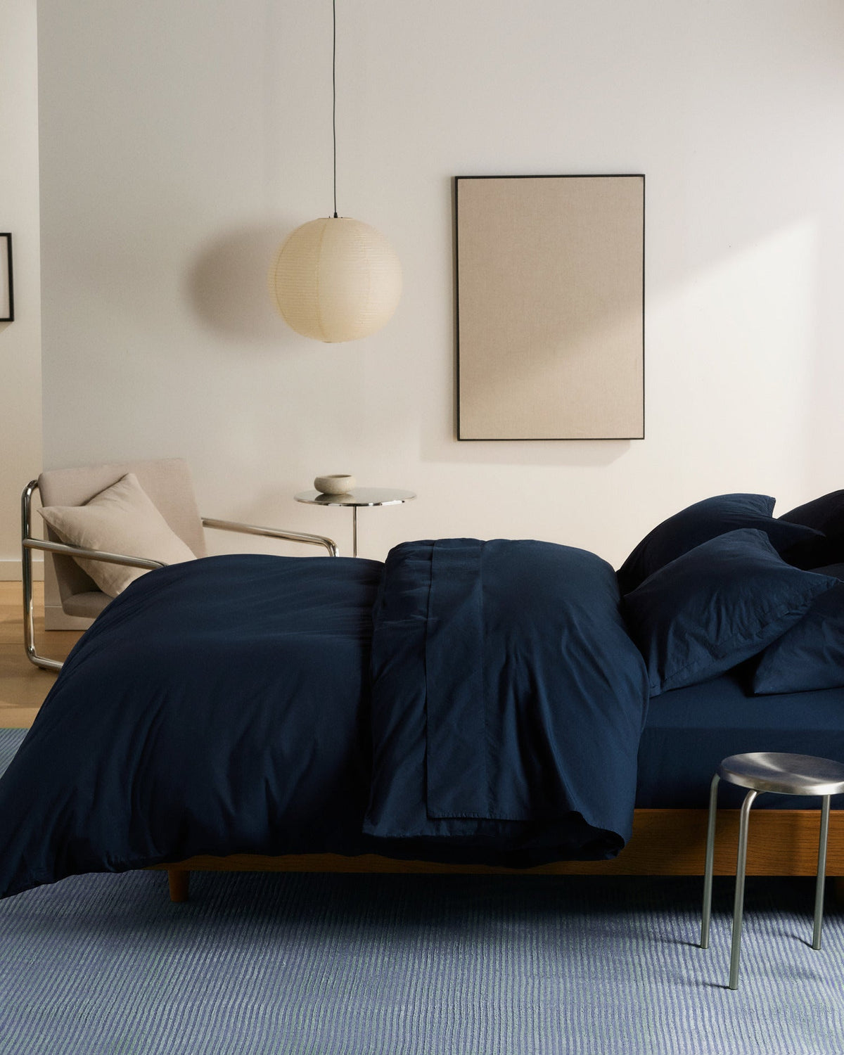 Percale Pillowcase Set (Ink) - Image 4