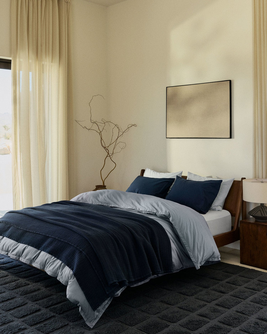 Matelasse Coverlet (Ink) - Image 2