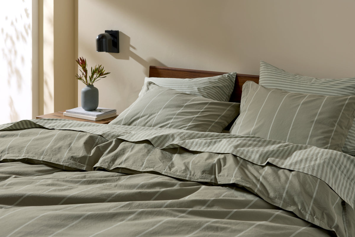 Percale Bundle - Moss Stripe F/Q - Image 4