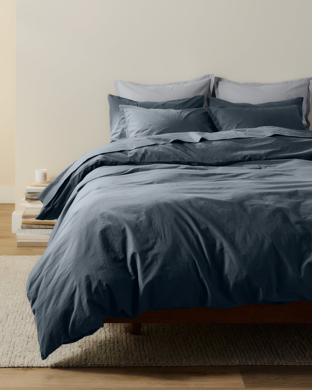 Percale Duvet Cover Set - Dusk K/CK - Image 4