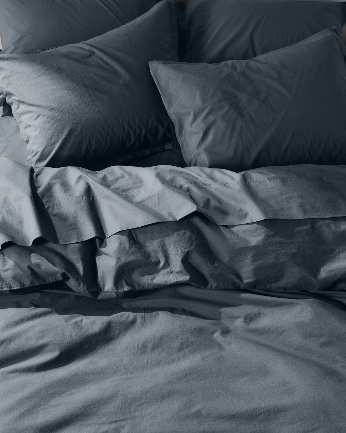 Percale Duvet Cover Set - Dusk TW/XL - Image 2