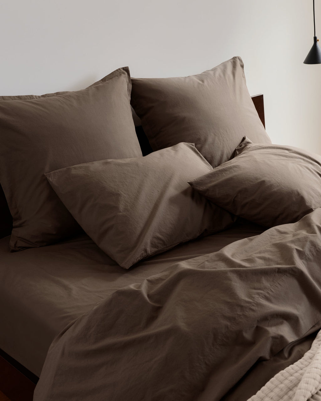 Percale Euro Sham (Warm Grey) - Image 2