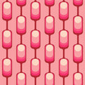 Carnaby Mod Pink Wallpaper