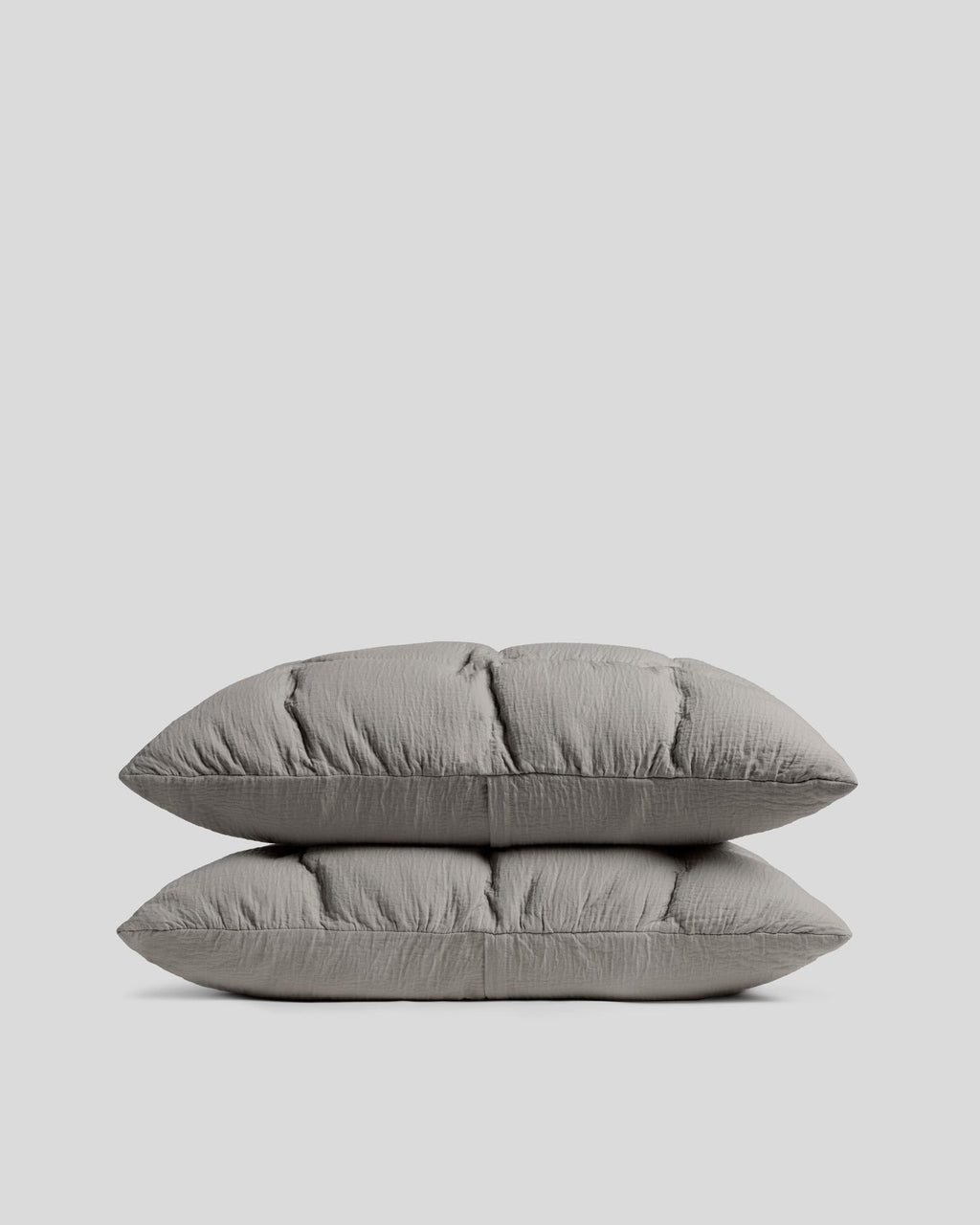 Relaxed Cotton Sham Set (Pebble)