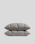 Relaxed Cotton Sham Set (Pebble)