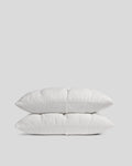 Relaxed Cotton Sham Set (White)