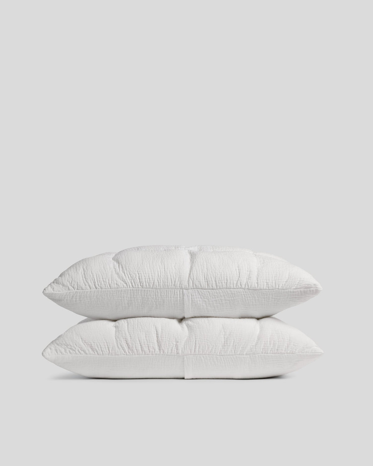 Relaxed Cotton Sham Set (White)
