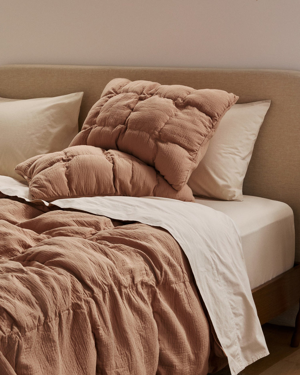 Relaxed Cotton Sham Set (Adobe) - Image 2
