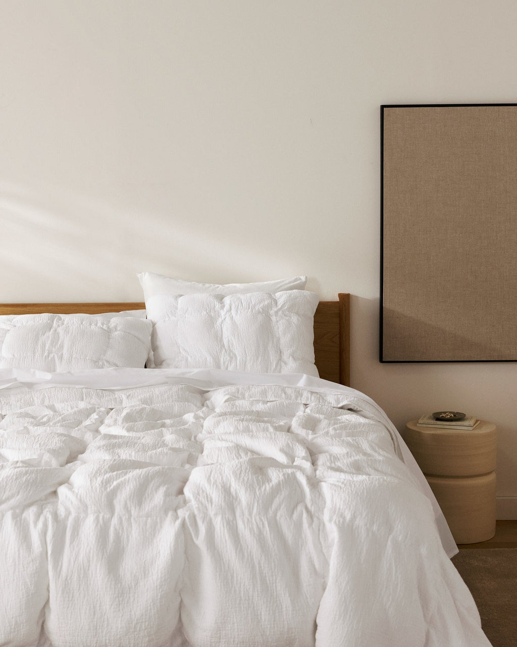 Relaxed Cotton Comforter (White) - Image 2