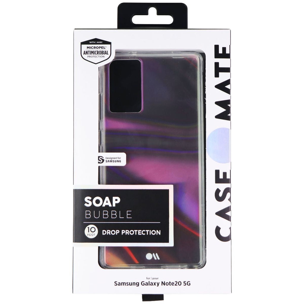 Case-Mate Soap Bubble Series Hard Case for Samsung Galaxy Note20 5G - Iridescent - New - Image 3