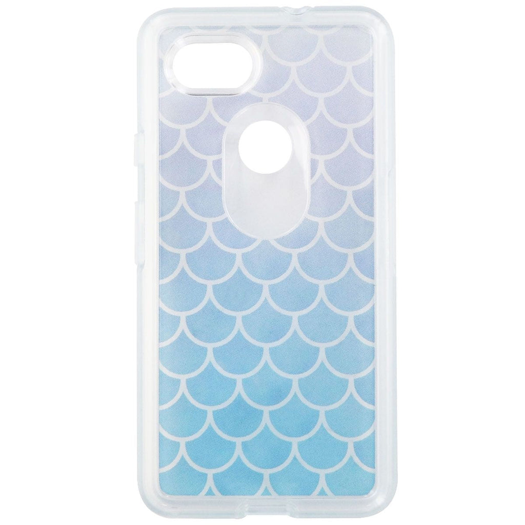 OtterBox Symmetry Series Hybrid Case for Google Pixel 2 XL - Clear / Blue Scales - New - Image 2