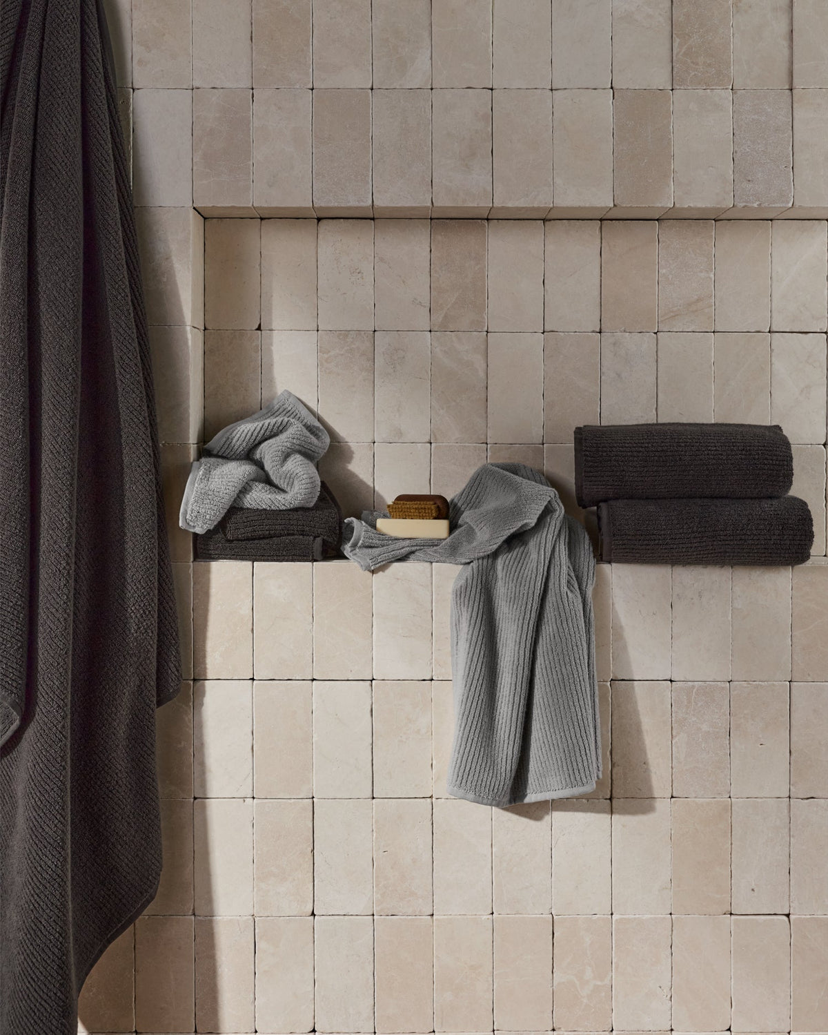 Soft Rib Towels (Onyx) - Image 4