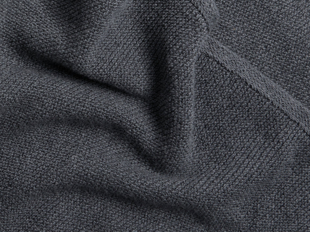 Soft Spun Cotton Throw - FINAL SALE (Grey) - Image 2