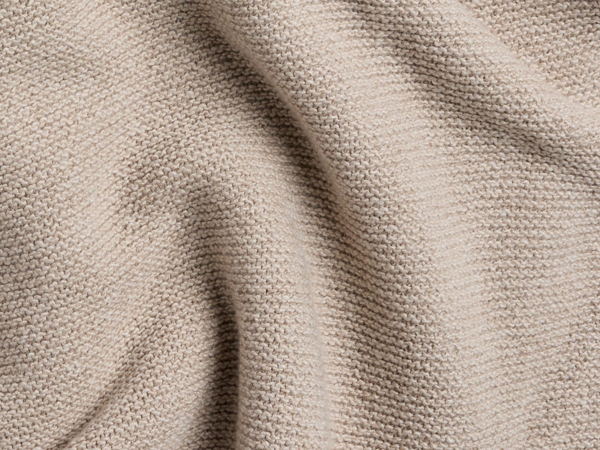 Soft Spun Cotton Throw - FINAL SALE (Natural) - Image 3