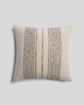 Taos Stripe Pillow Cover - FINAL SALE (Natural with Soft Black)