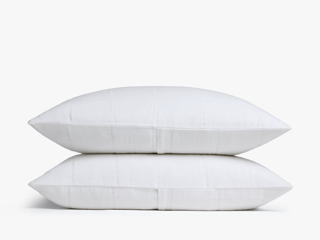 Terrace Gauze Sham Set - FINAL SALE (White) - King