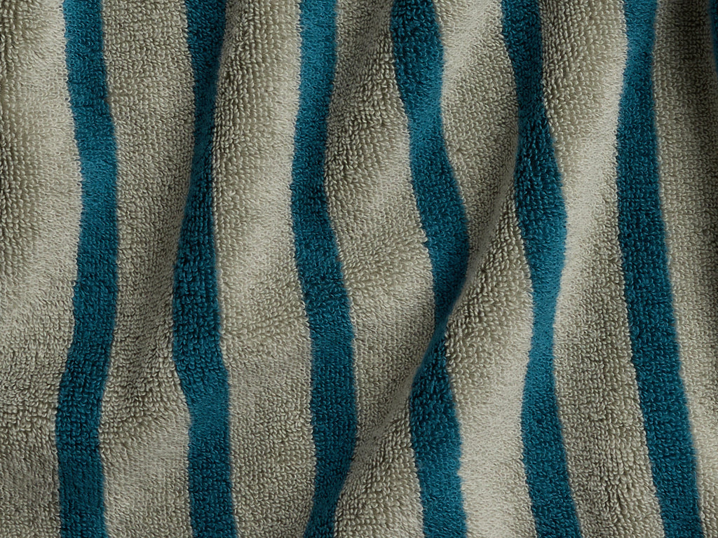 Terry Stripe Robe - FINAL SALE (Moss and Peacock) - Image 3