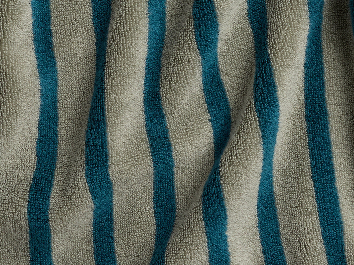 Terry Stripe Robe - FINAL SALE (Moss and Peacock) - Image 3