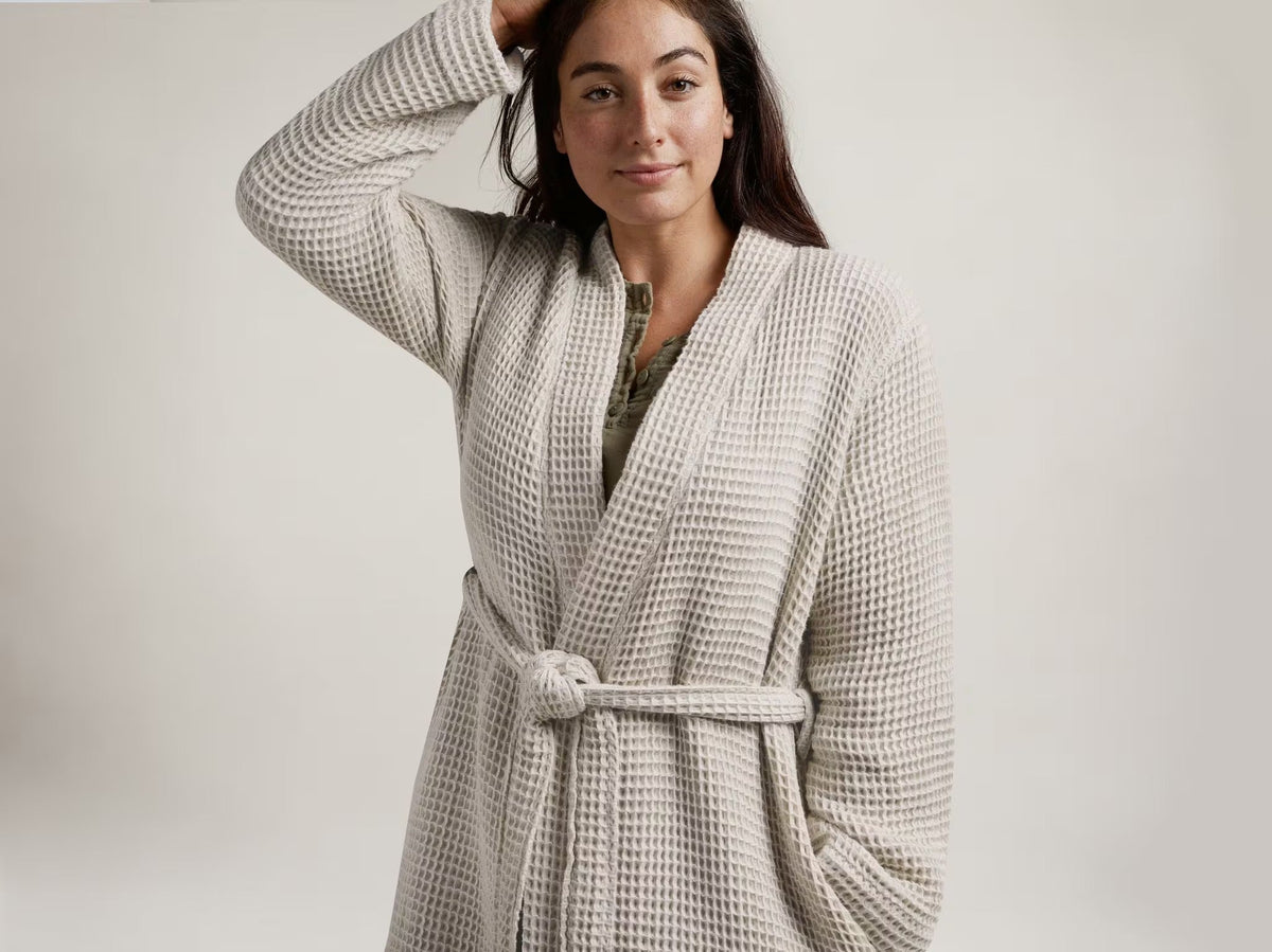 Waffle Robe (Tan) - Image 2