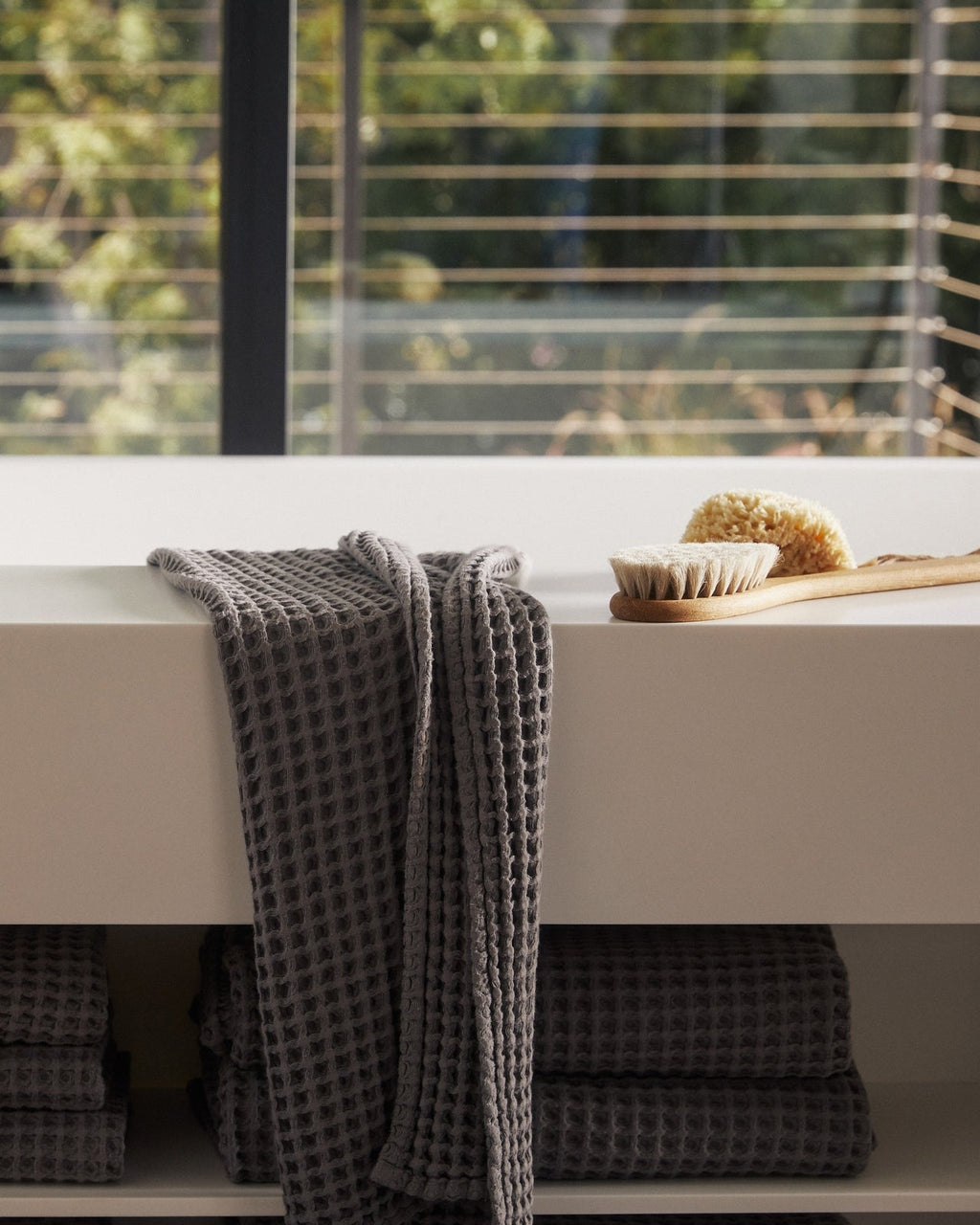 Waffle Towels - FINAL SALE (Charcoal) - Image 2