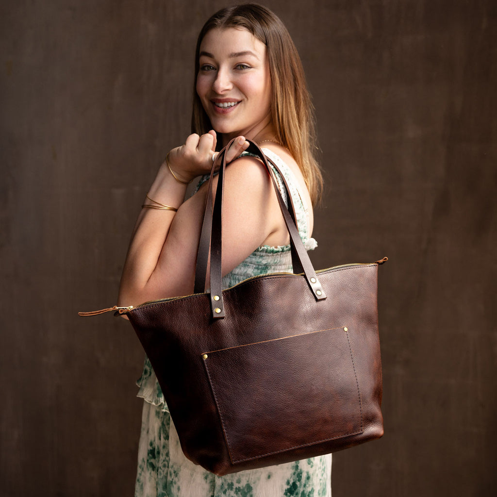 'Almost Perfect' Leather Tote Bag - Image 186