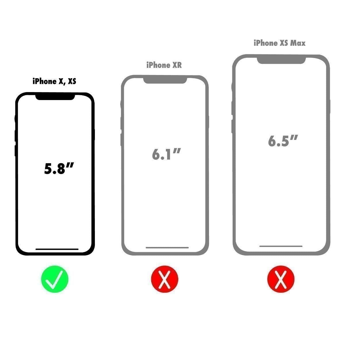 Tech21 Pure Clear Series Hard Case for Apple iPhone Xs / X - Clear - New - Image 3